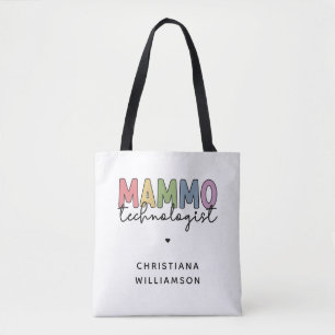 Tote Bag Mammo Technologue Personnalisé Mammographie Tech C