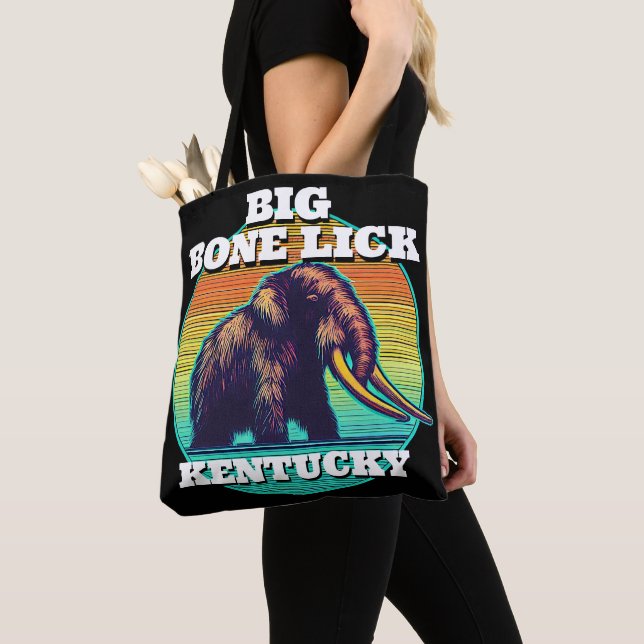 Tote Bag Mammoth et Big Bone Lick Kentucky (De près)
