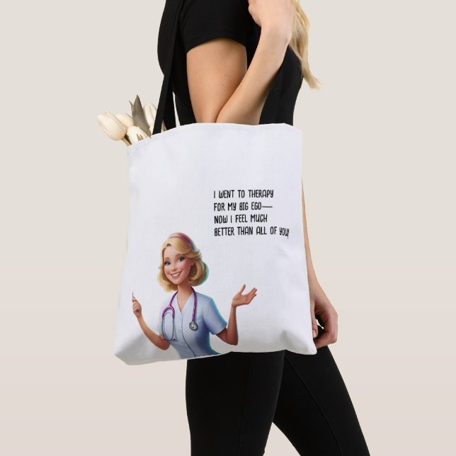 Tote Bag Managing your own self-esteem fairy godmother (De près)
