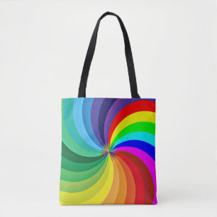 Tote Bag Mandala-46556 couleur arc-en-ciel