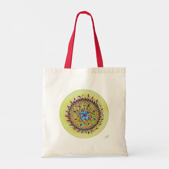 Tote Bag Mandala Áurea (Dos)