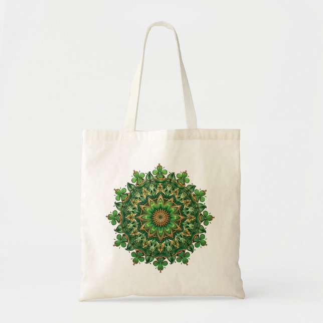 Tote Bag Mandala Clover (Devant)