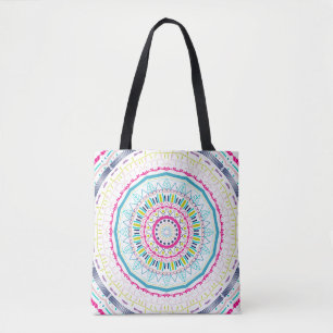 Tote Bag mandala coloré