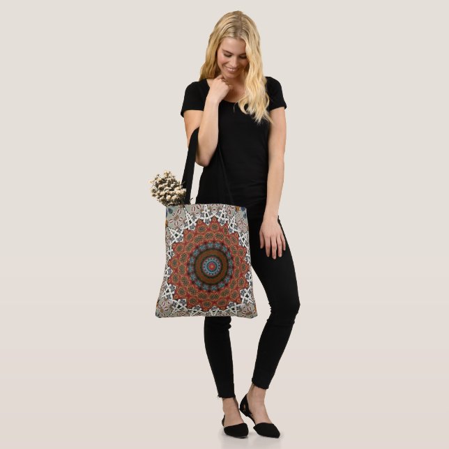 Tote Bag Mandala décoratif (Sur le modèle)