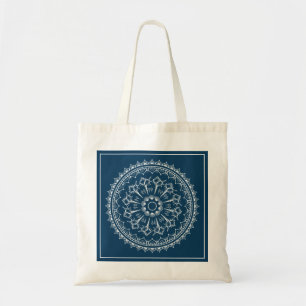 Tote Bag Mandala fait de coquillages