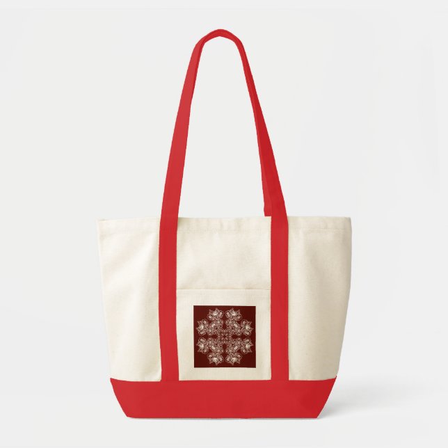 Tote Bag Mandala. floral (Devant)