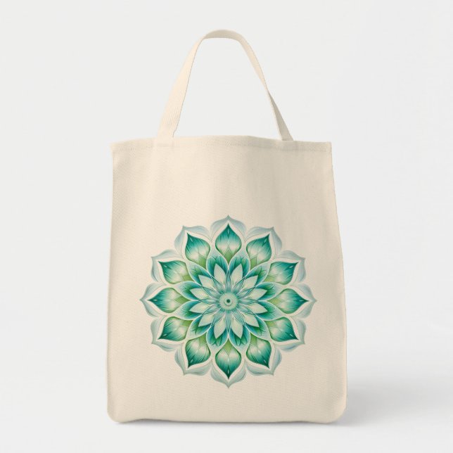 Tote Bag Mandala / Flower Design (Devant)