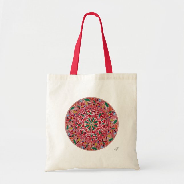 Tote Bag Mandala Harmonia Radiante (Devant)