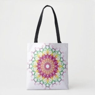 Tote Bag Mandala. multicolore de florac ethnique