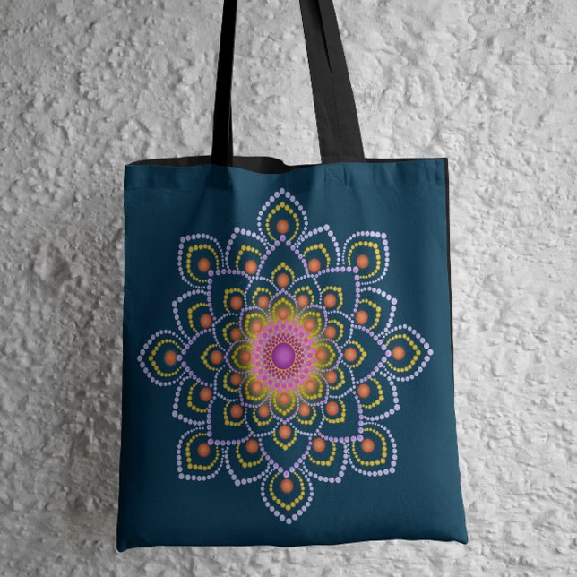 Tote Bag Mandala simple et coloré (Créateur téléchargé)