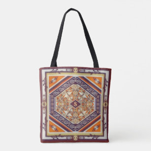 Tote Bag Mandala Tribal Art Nouveau