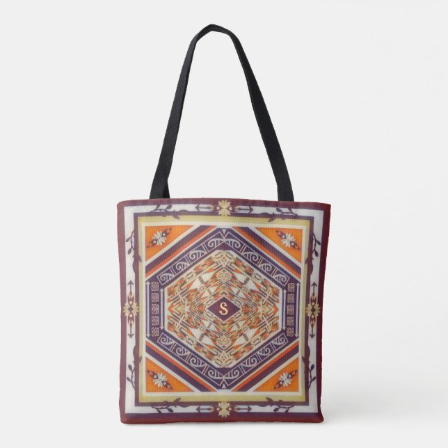 Tote Bag Mandala Tribal Nouveau (Dos)