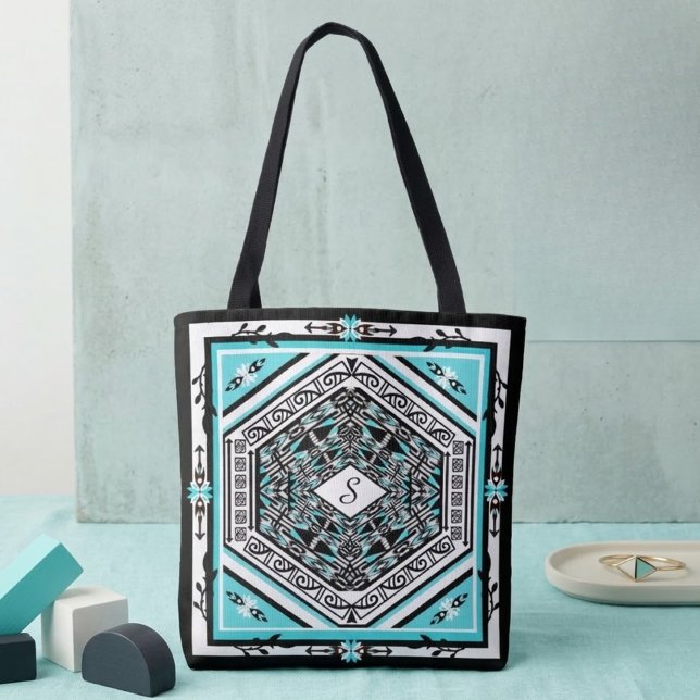 Tote Bag Mandala Tribal Nouveau (Créateur téléchargé)