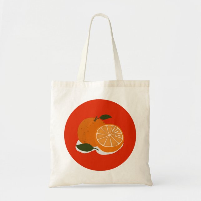 Tote Bag Mandarin orange (Devant)