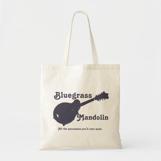 Tote Bag Mandoline de Bluegrass - toute la percussion que (Devant)