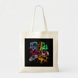 Tote Bag Manettes de console de jeux vidéo rétro 80's 90's 