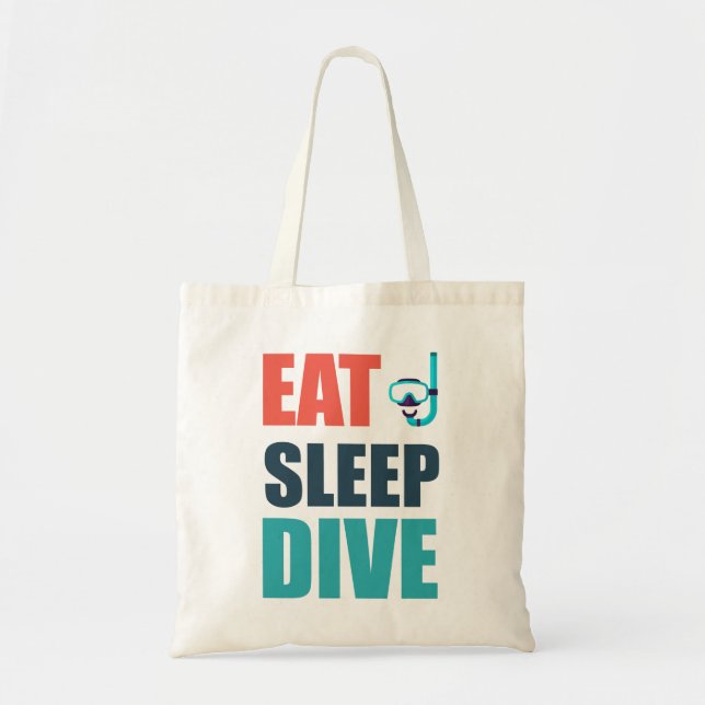 Tote Bag Mange, Dors, Plongée (Devant)