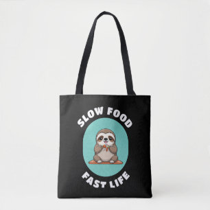 Tote Bag Mange mignonne Kawaii Sloth