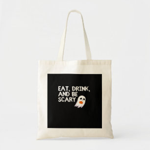 Tote Bag Manger Boire Et Être Effrayant Esprit Moderne D'Ha