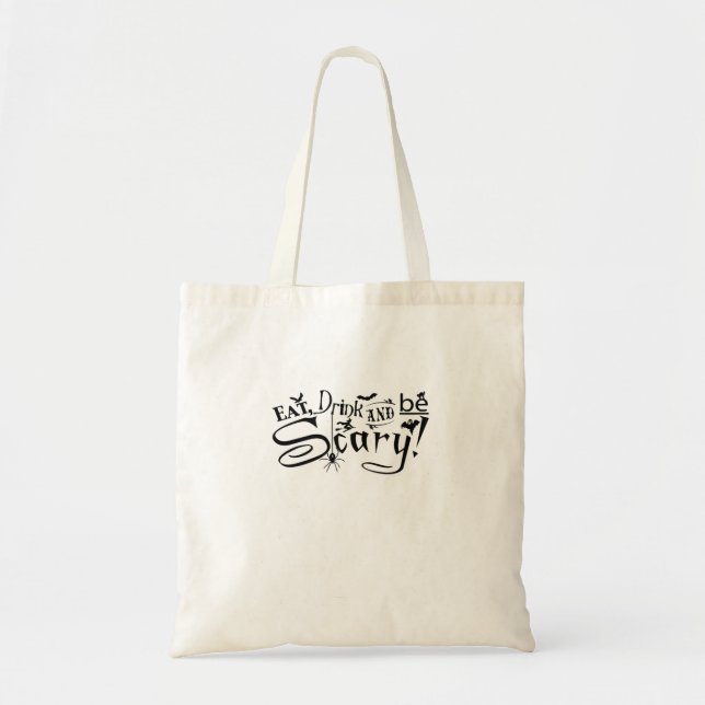 Tote Bag Manger Boire Et Être Simple Et Décontracté Effraya (Devant)