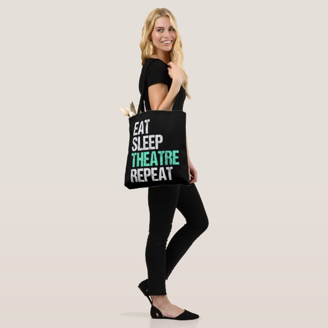 Tote Bag Manger Théâtre du sommeil Répéter (Sur le modèle)