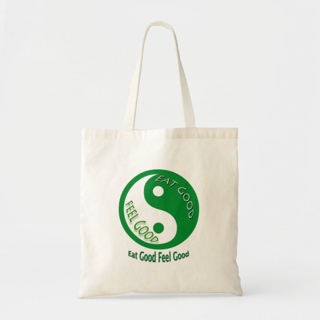 Tote Bag Mangez bien Feel Diet et perte de poids (Devant)