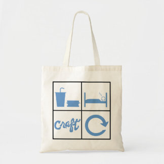Tote Bag Mangez la répétition Fourre-tout de métier de