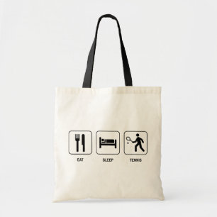 Tote Bag Mangez le tennis de sommeil