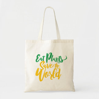 Tote Bag Mangez les Plantes sauvez le monde