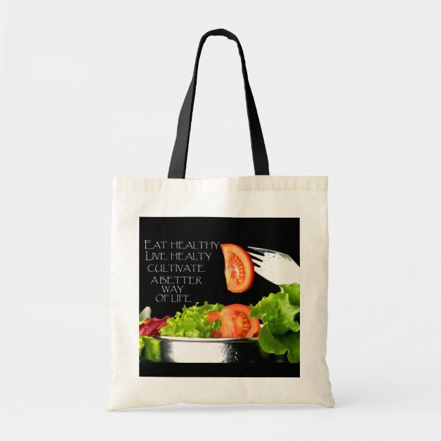 TOTE BAG MANGEZ SAIN (Devant)