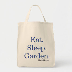 Tote Bag Mangez. Sommeil. Jardin