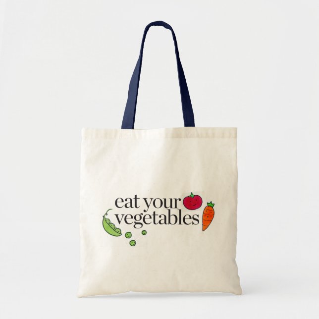 Tote Bag Mangez vos légumes (Devant)