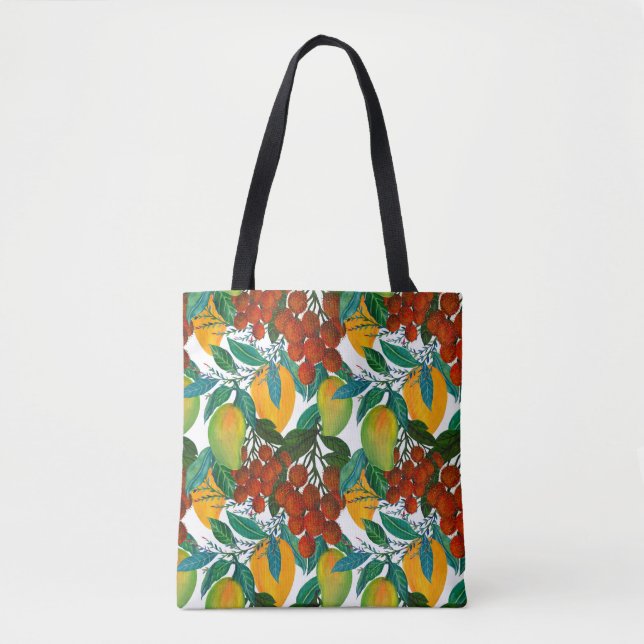 Tote Bag Mango exotique : Été sans joint (Devant)