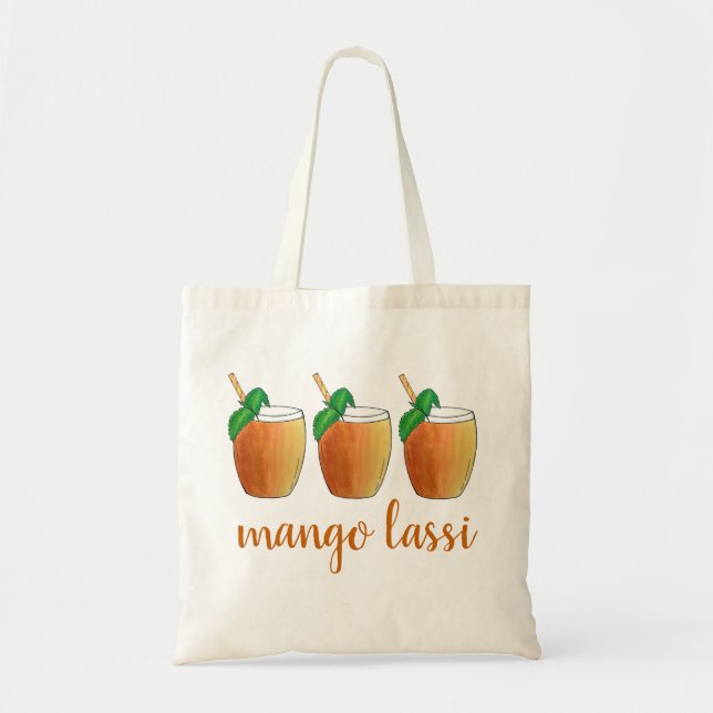 Tote Bag Mango Lassi Rafraîchissant Yaourt indien Boire Fru (Devant)