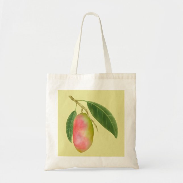 Tote Bag mangue peinte et mandarine (Devant)