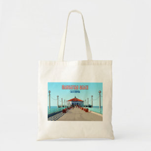 Tote Bag Manhattan Beach Pier Los Angeles Californie
