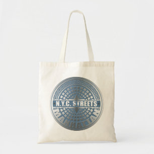 Tote Bag Manhole Covers Manhattan