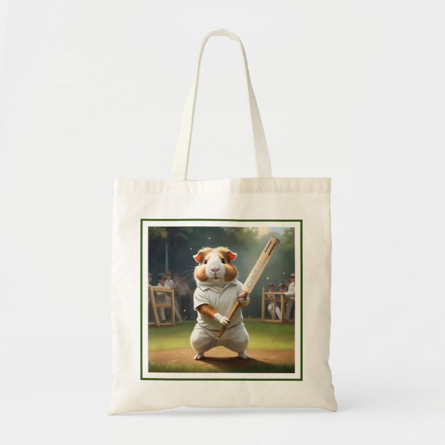 Tote Bag Manie de cricket : Le grand match des cochons d'In (Devant)