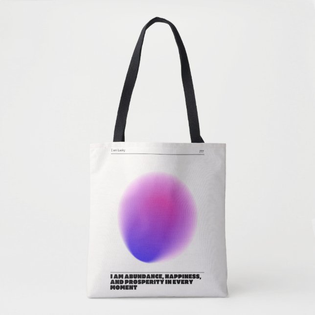 Tote Bag manifestation d'affirmations quotidiennes (Devant)
