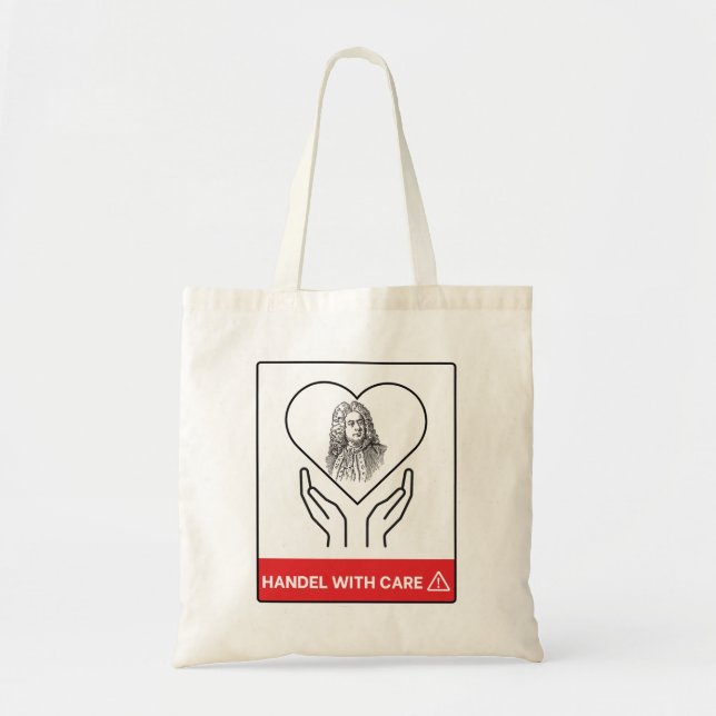 Tote Bag MANIPULEZ AVEC SOIN Compositeur de musique classiq (Devant)