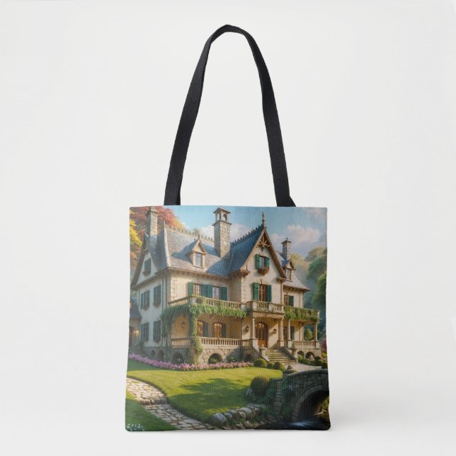 Tote Bag Mansion du moment parfait capturé (Devant)