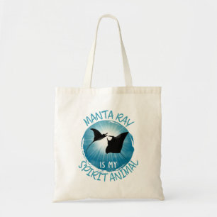 Tote Bag Manta Ray est mon esprit animal