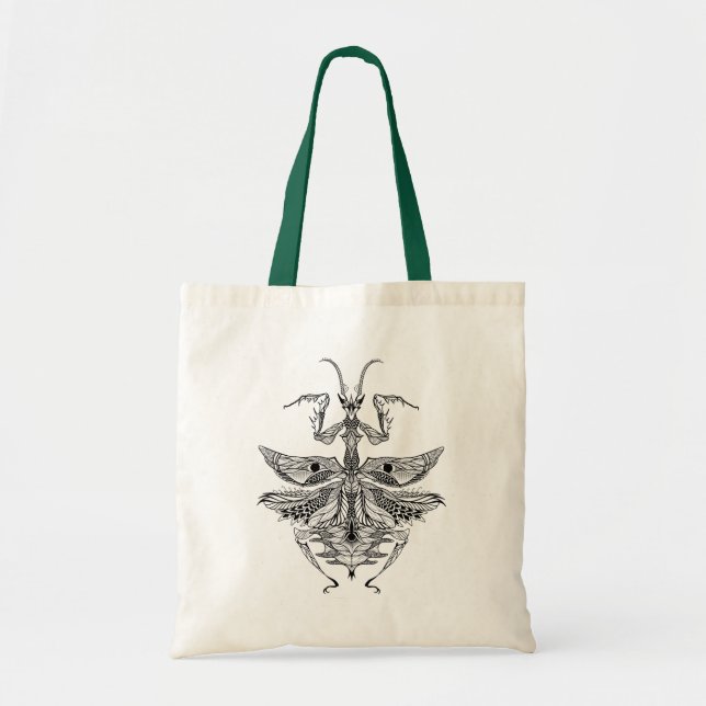 Tote Bag Mante de prière inspirée (Devant)