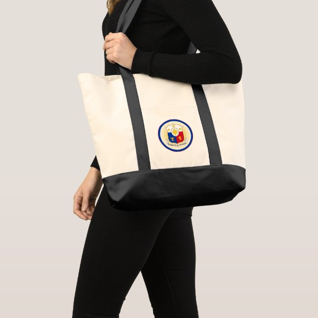 Tote Bag Manteau des Philippines forme de cercle (Devant (produit))