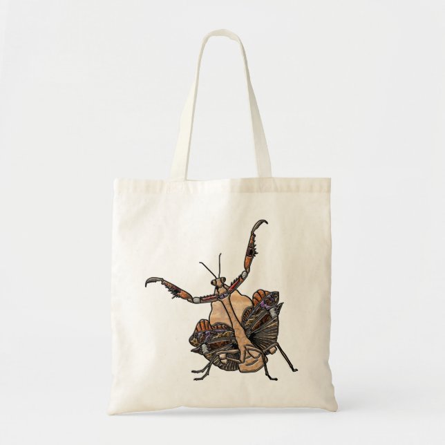 Tote Bag Mantis à feuilles mortes (Devant)