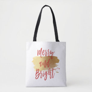 Tote Bag Manuscrit en lettres de joyeuse et lumineuse main
