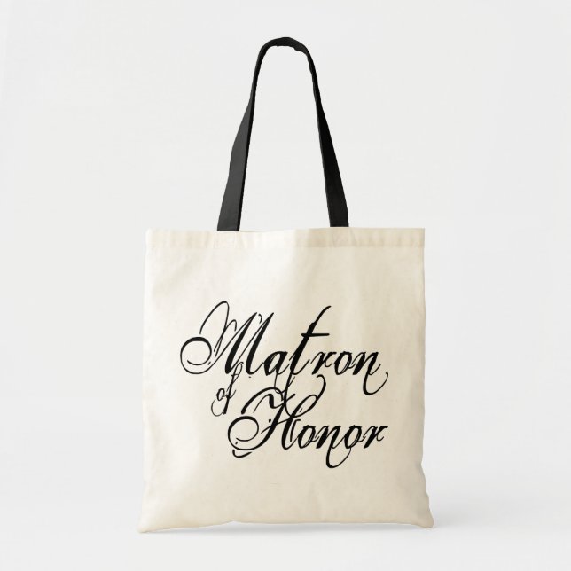 Tote Bag Manuscrit grunge de Naughy - noir de dame de (Devant)