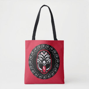 Tote Bag Maori Haka Nouvelle-Zélande Art natif Décor