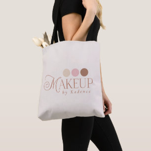 Tote Bag Maquilleuse avec Logo Personnalisé et Marque Perso