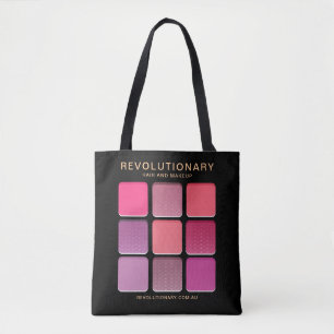 Tote Bag Maquilleuse Nom d'Entreprise Moderne Rose Féminin